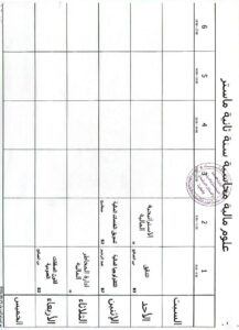 التوزيع الزمني